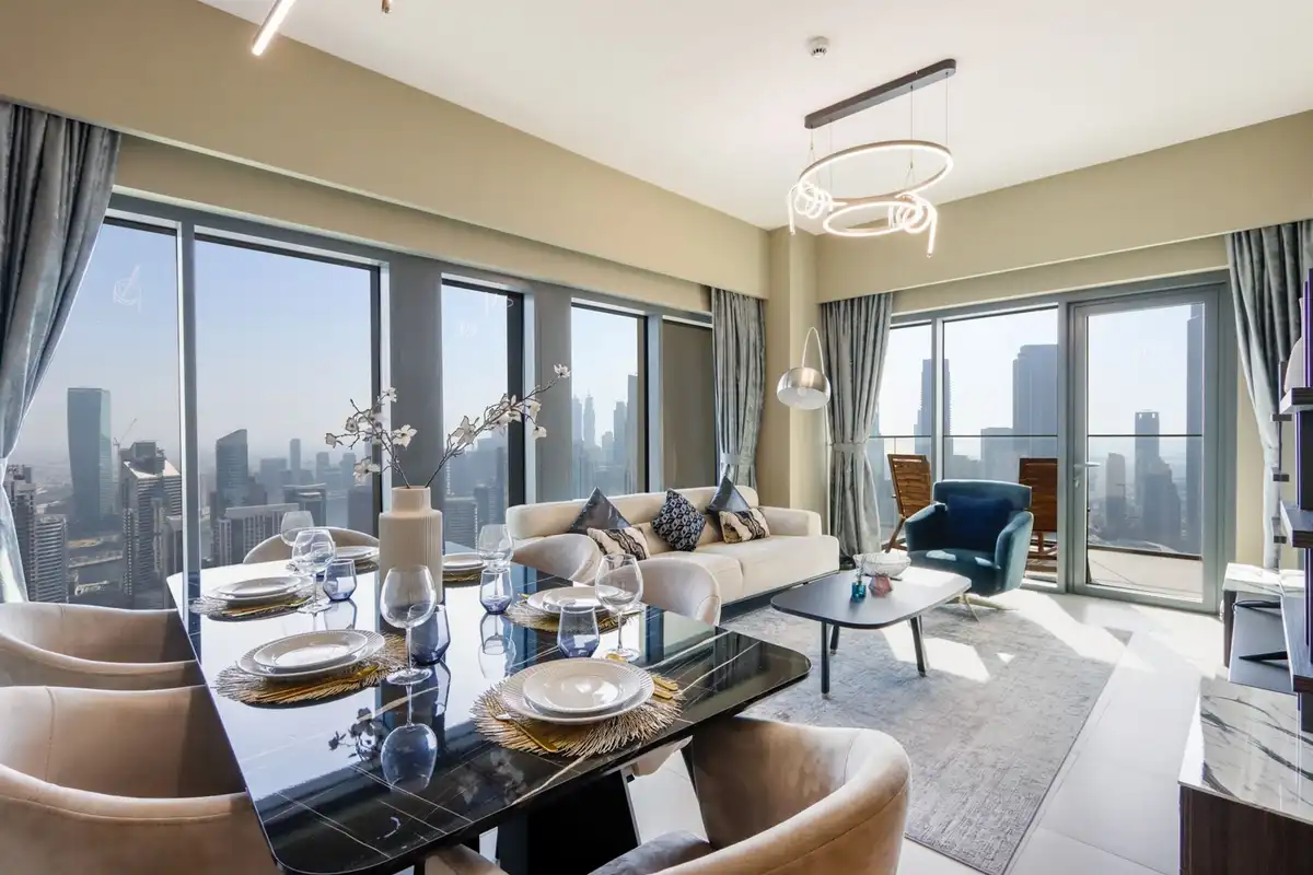 3BR Suite with Burj and Fountain Views, Dubai