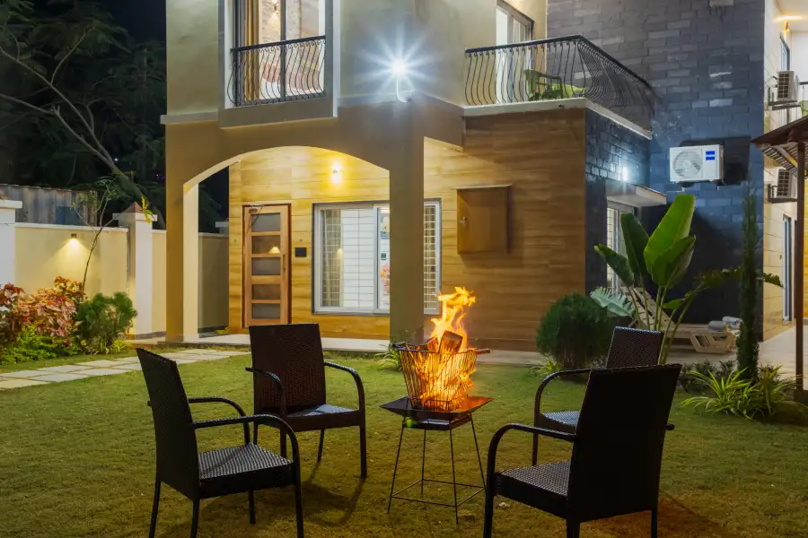 Aravilla-3-bedroom-private-pool-udaipur-aravalli-retreat-Lawns, Udaipur