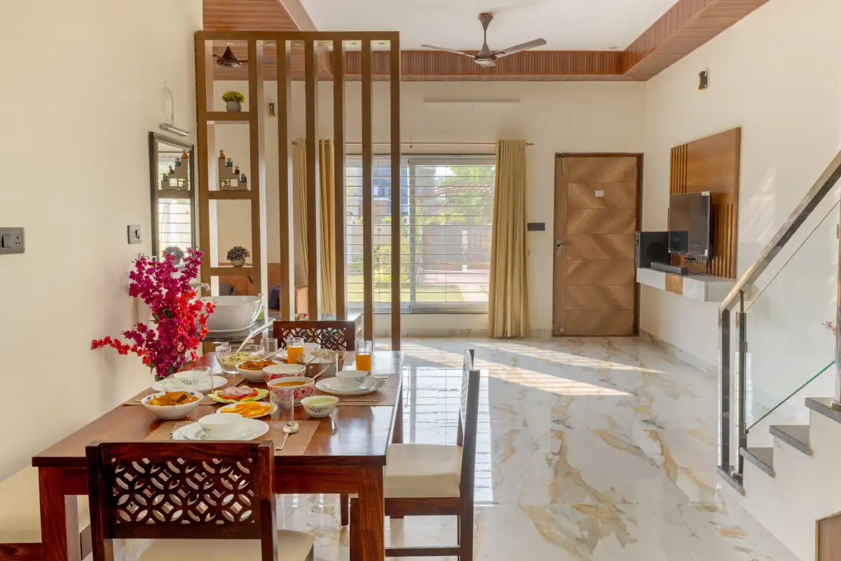 Aravilla-3-bedroom-private-pool-udaipur-aravalli-retreat-Lawns, Udaipur