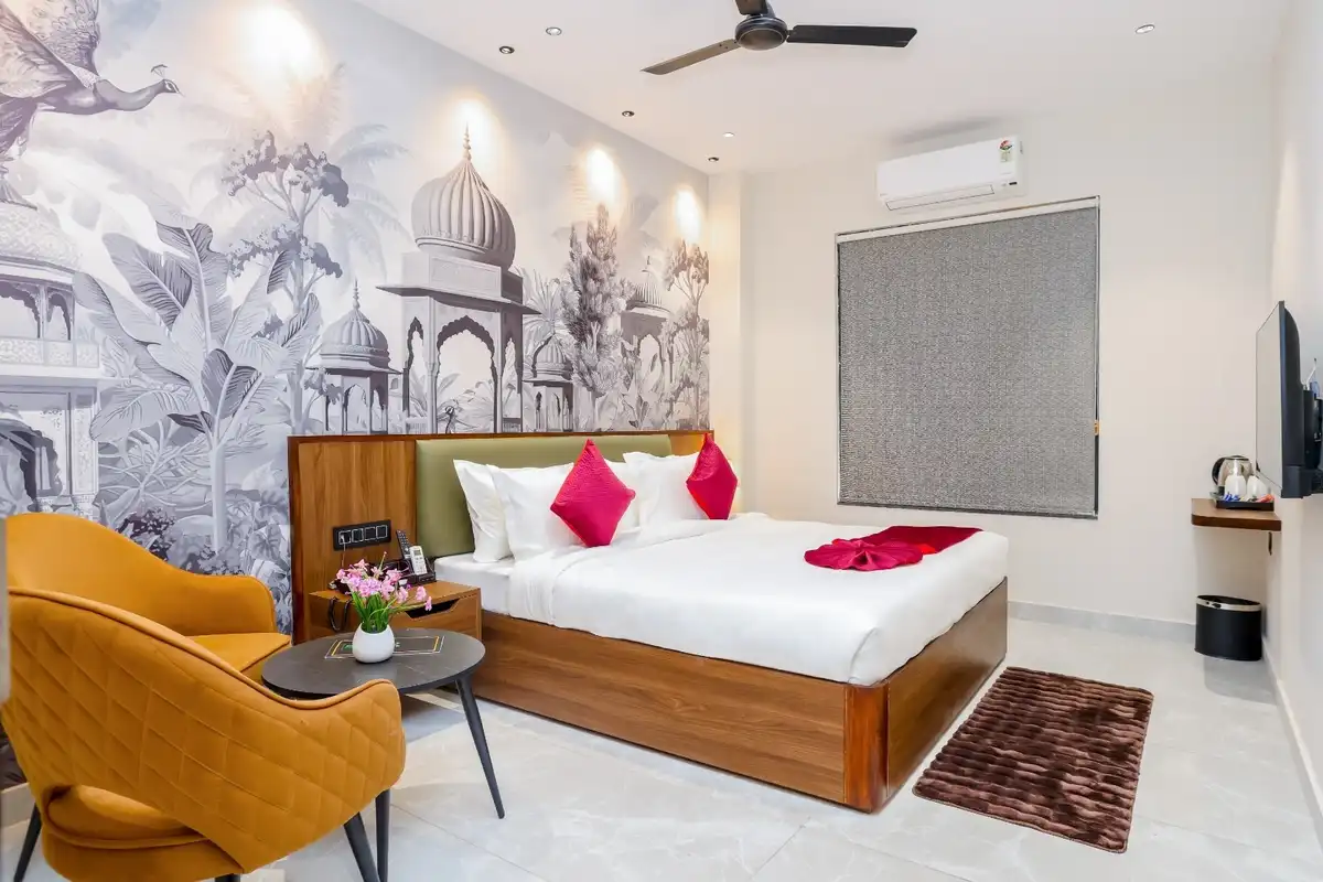 Arina Vedic Haveli Haridwar (2 Min walk for Ganga Ghat) Room
