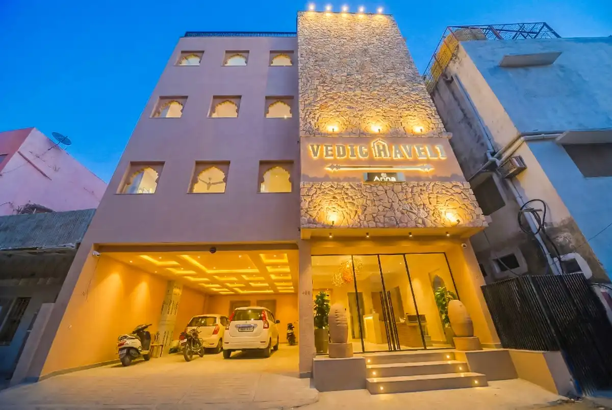 Arina Vedic Haveli Haridwar (2 Min walk for Ganga Ghat) Entrance