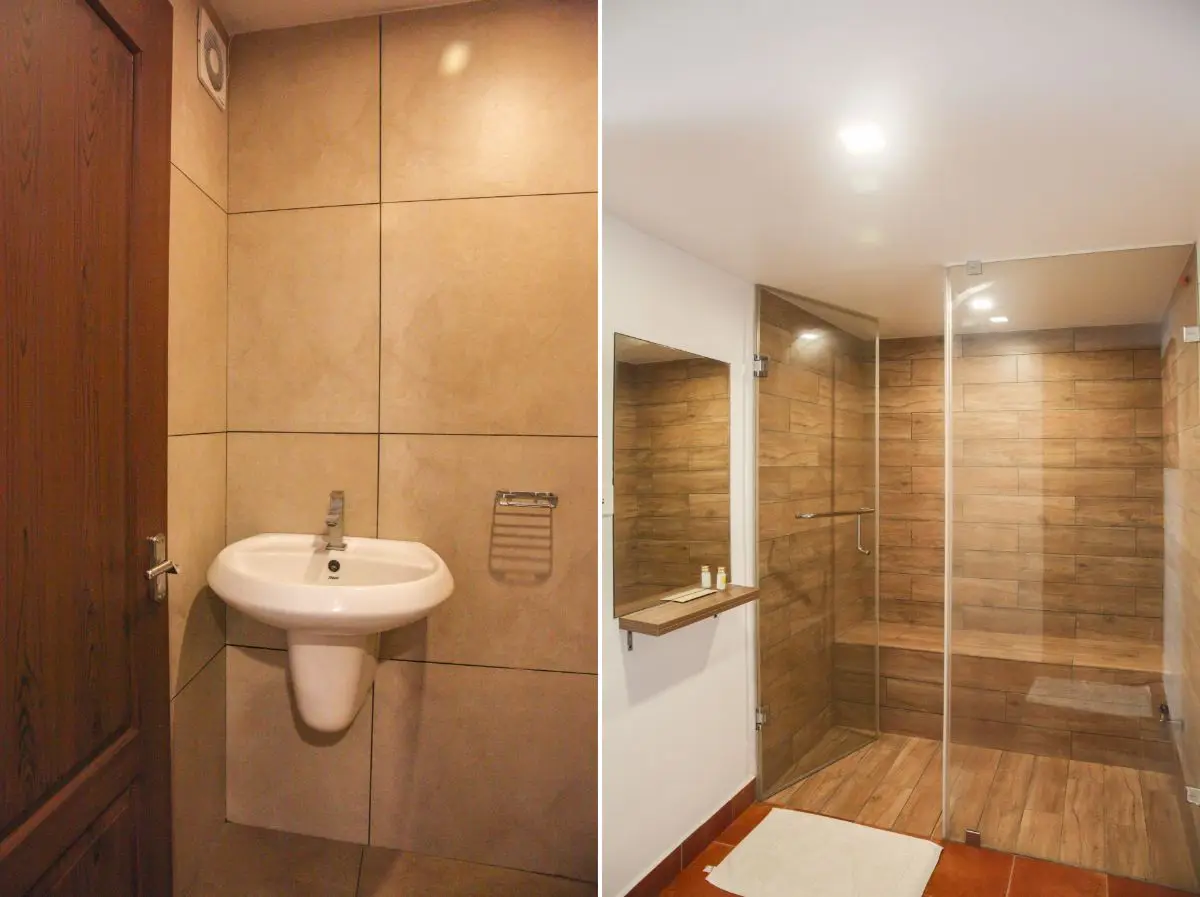 Athirappilly Green Trees Resort Bathroom