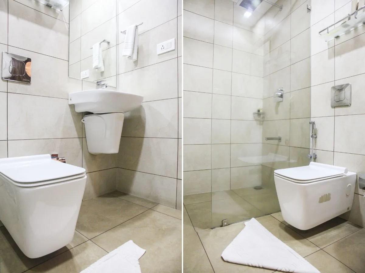 Athirappilly Green Trees Resort Bathroom