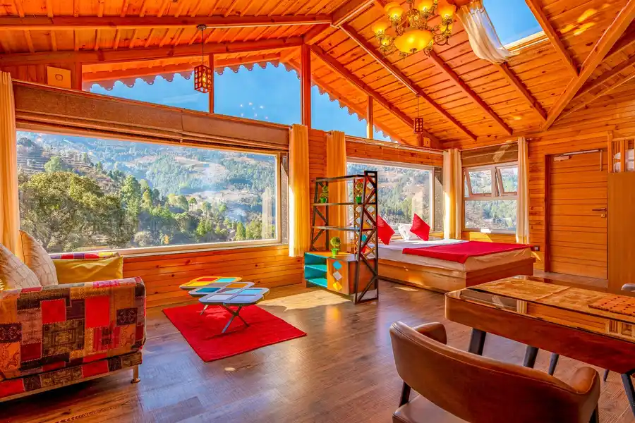 Attic @ Golden Bliss Cottage - Ramgarh, Nainital