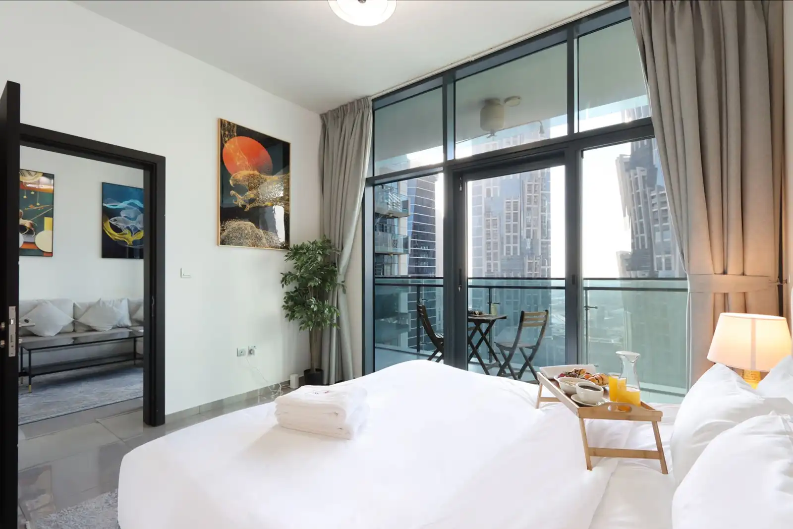 Bright 1 BR Suite In Merano Tower, Dubai