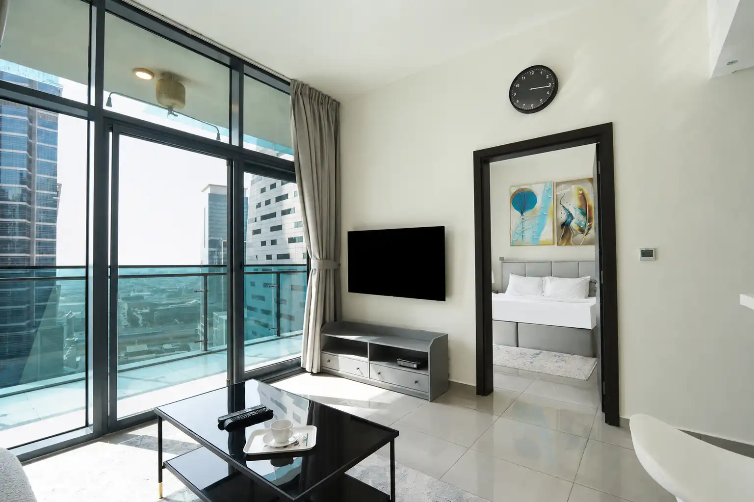 Bright 1 BR Suite In Merano Tower, Dubai