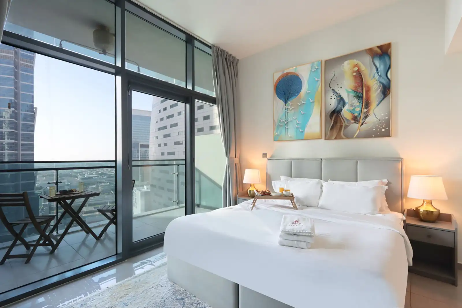 Bright 1 BR Suite In Merano Tower, Dubai