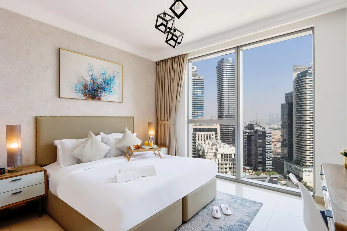 Bright 1BR, Boulevard Point, Dubai