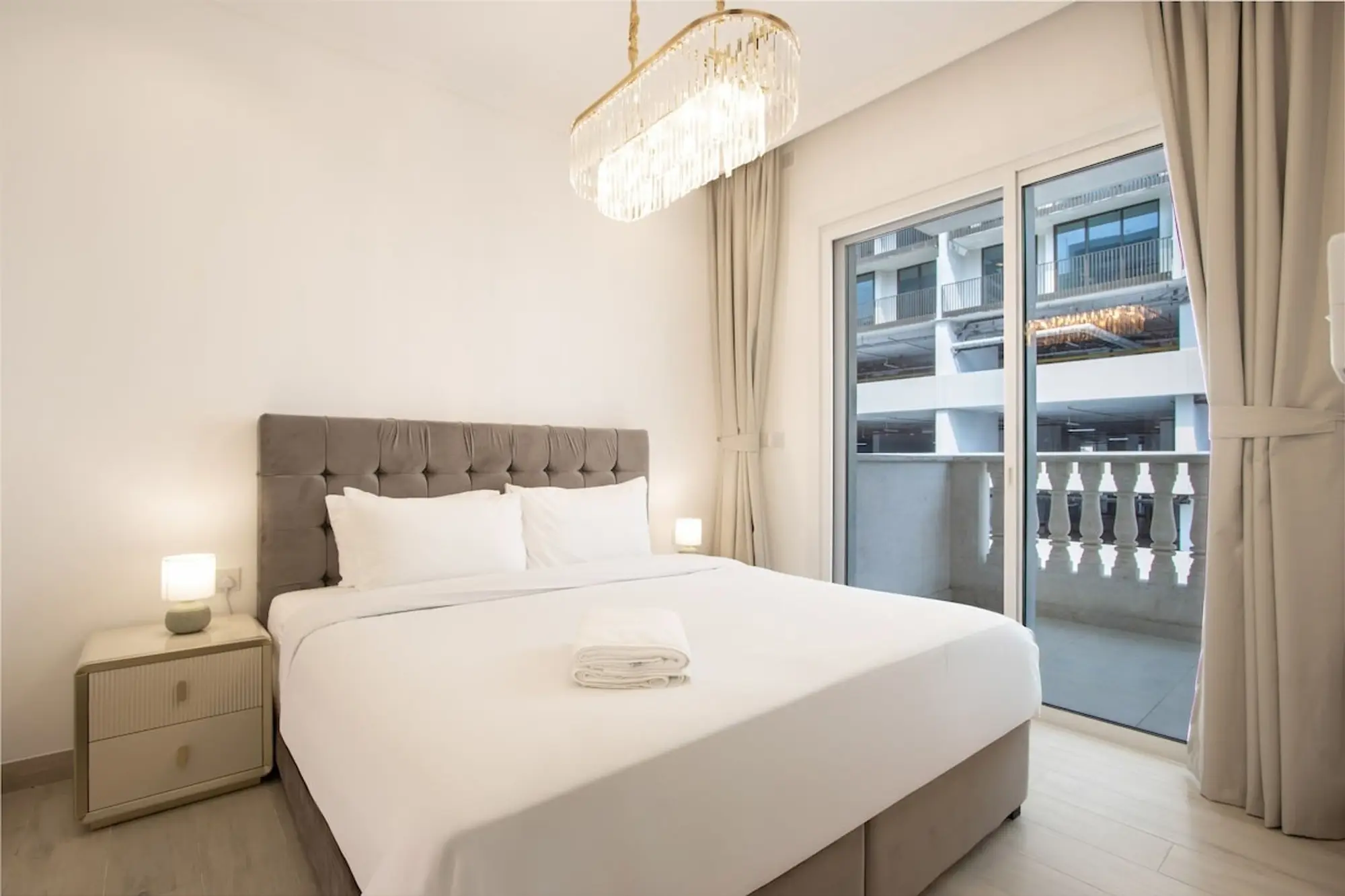 Bright 2BR in JVC Pool, Gym & Modern Comfort, Dubai