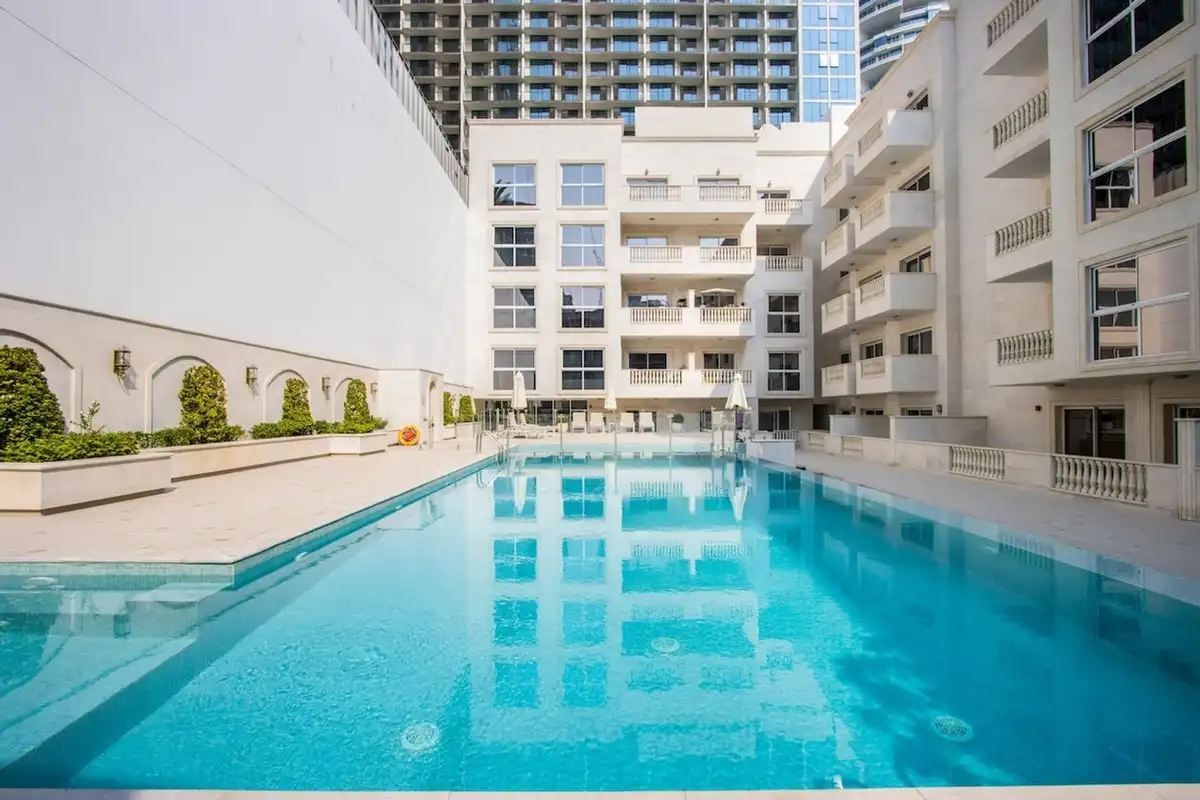 Bright 2BR in JVC Pool, Gym & Modern Comfort, Dubai