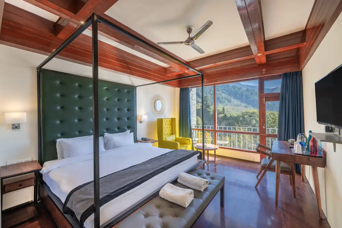 Echor Himalayan Aurum Resort & Spa, Manali Deluxe Room with Balcony (Valley View)