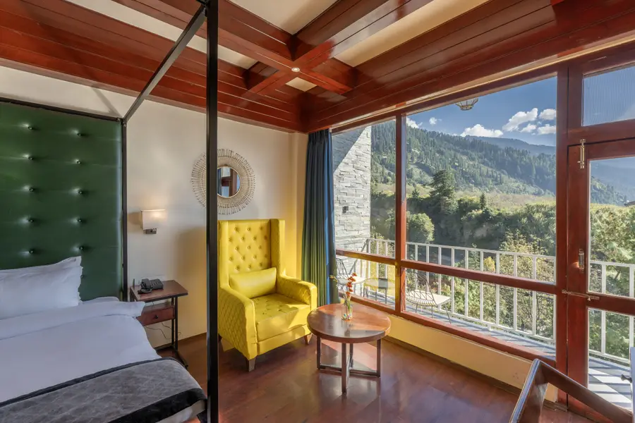 Echor Himalayan Aurum Resort & Spa, Manali Deluxe Room with Balcony (Valley View)