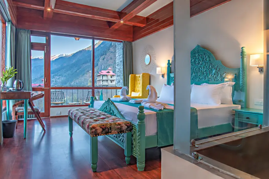 Echor Himalayan Aurum Resort & Spa, Manali Luxury Room with Balcony