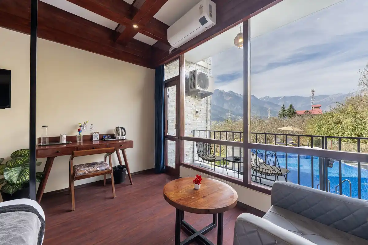 Echor Himalayan Aurum Resort & Spa, Manali Superior Deluxe Room with Balcony (Pool View)