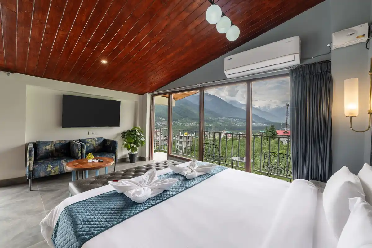 Echor Himalayan Aurum Resort & Spa, Manali Premium Terrace Room With Balcony (Mountain View)