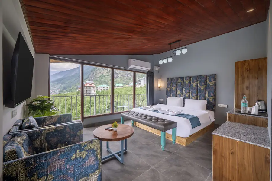 Echor Himalayan Aurum Resort & Spa, Manali Premium Terrace Room With Balcony (Mountain View)