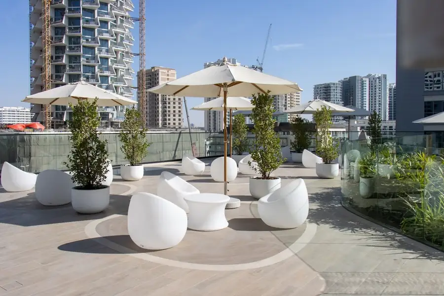 Elegant 1BR in JVC with Pool & Gym, Dubai