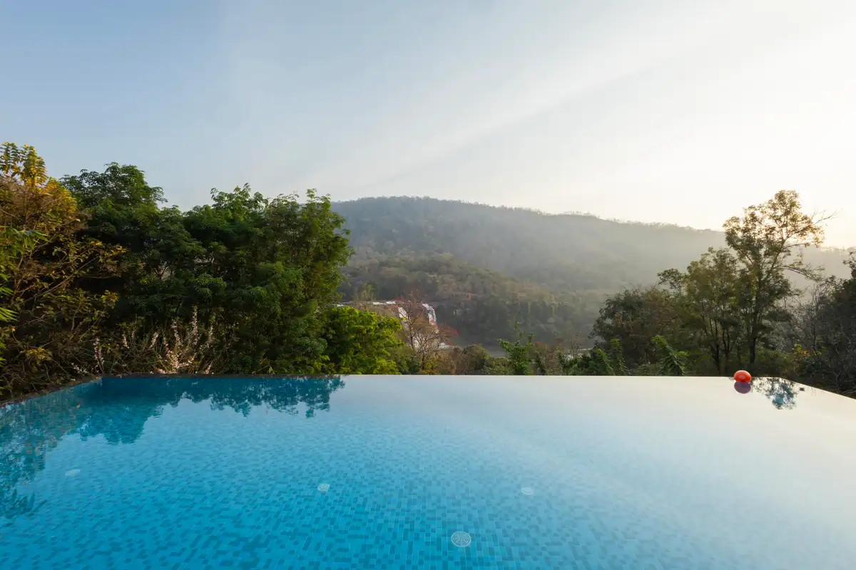 Flora Misty Falls Athirappilly Swimming Pool