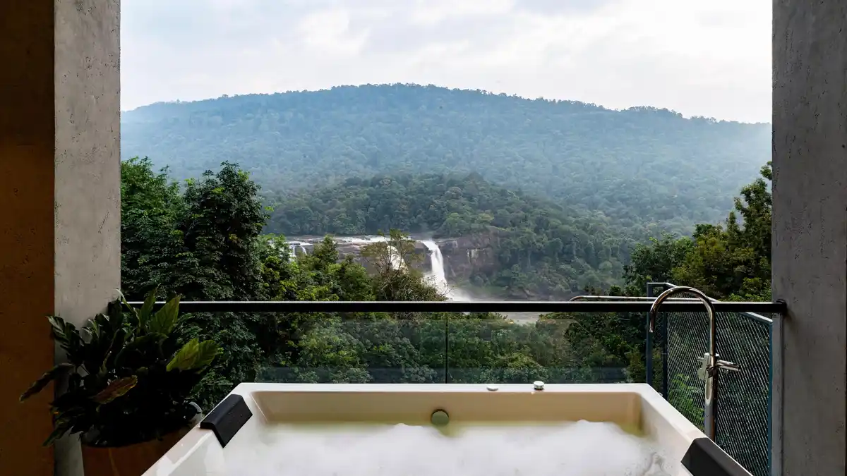 Flora Misty Falls Athirappilly Views