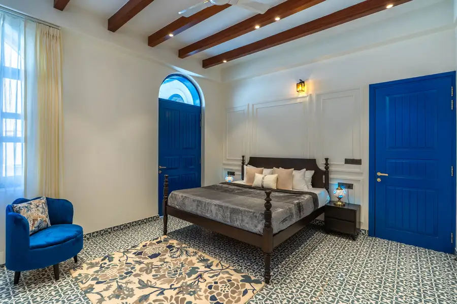 Greek Villa w/ Private Pool and Lawn, Gurgaon