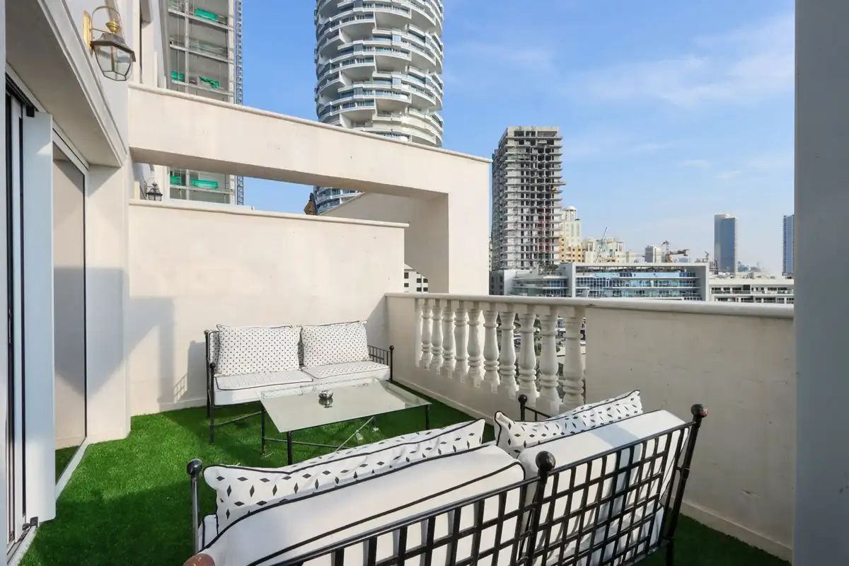 Homey 1B with Spacious Terrace in JVC, Dubai