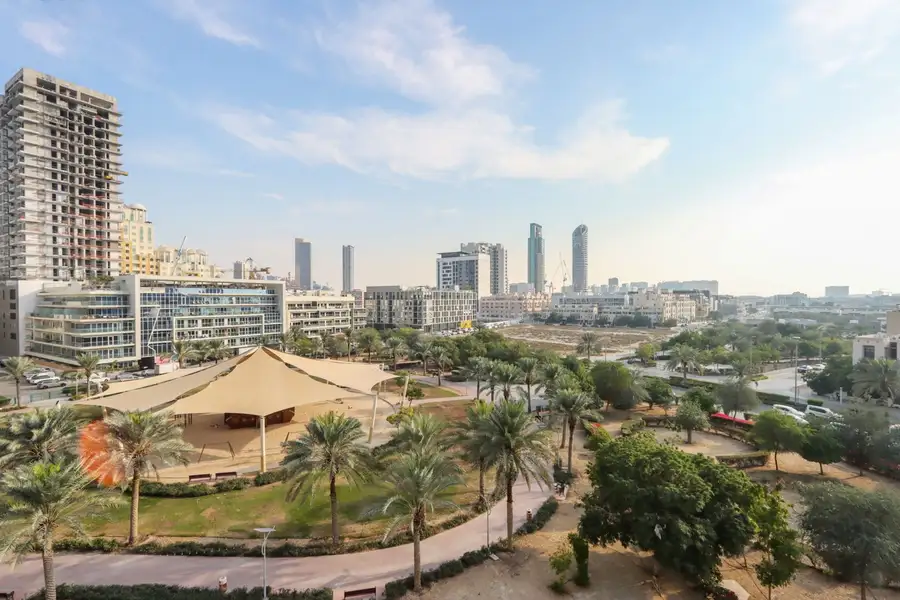 Homey 1B with Spacious Terrace in JVC, Dubai
