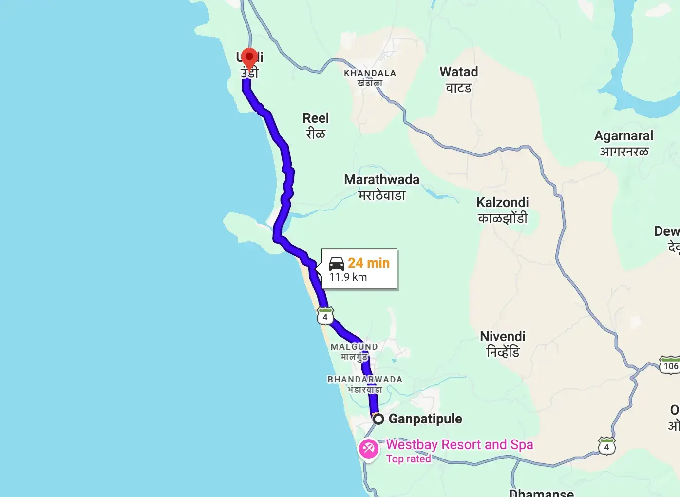 Konkan Kinara, Undi