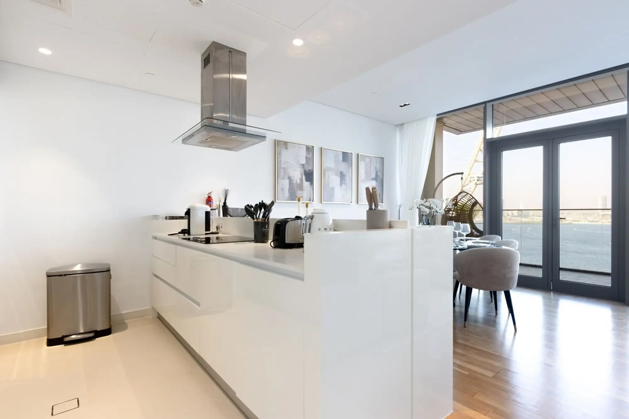 Luxury 2BR with Sea, Ain Dubai & Skyline Views, Dubai