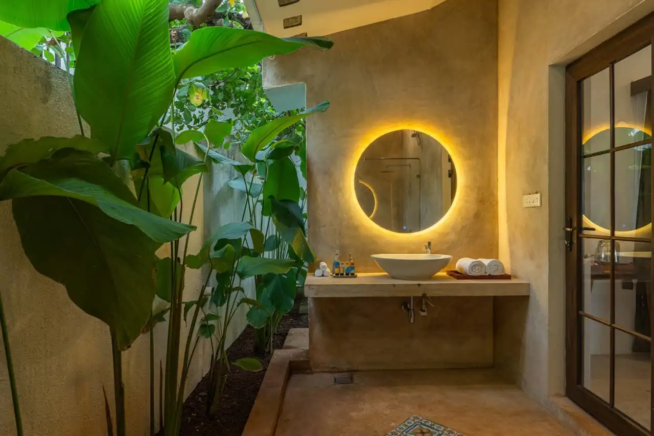 Luxury Cottages w/open air bathrooms @ Kuhu Natures Resort by Vaana, North Goa