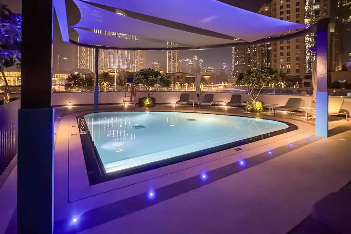 Modern 2BR with Partial Burj Khalifa View, Dubai