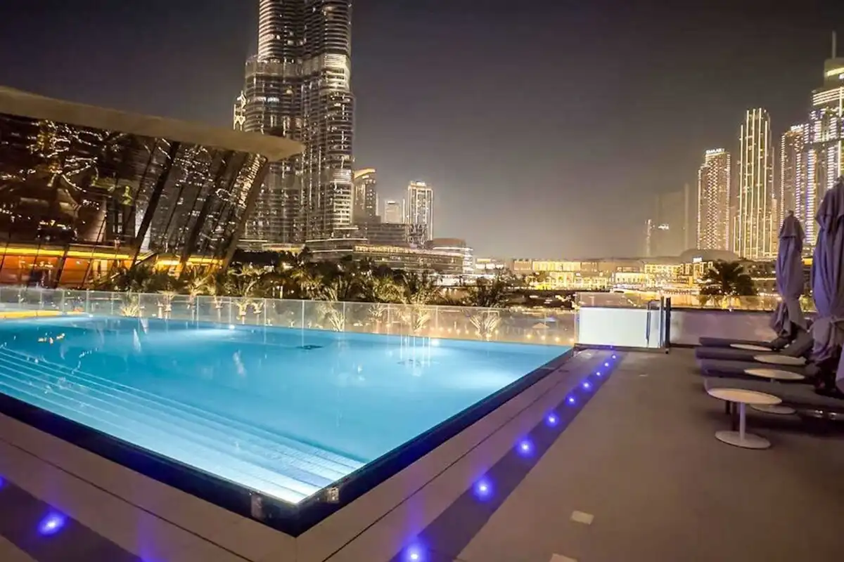 Modern 2BR with Partial Burj Khalifa View, Dubai