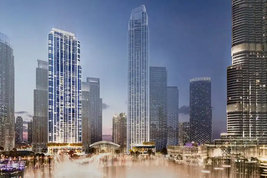 Modern 2BR with Partial Burj Khalifa View, Dubai