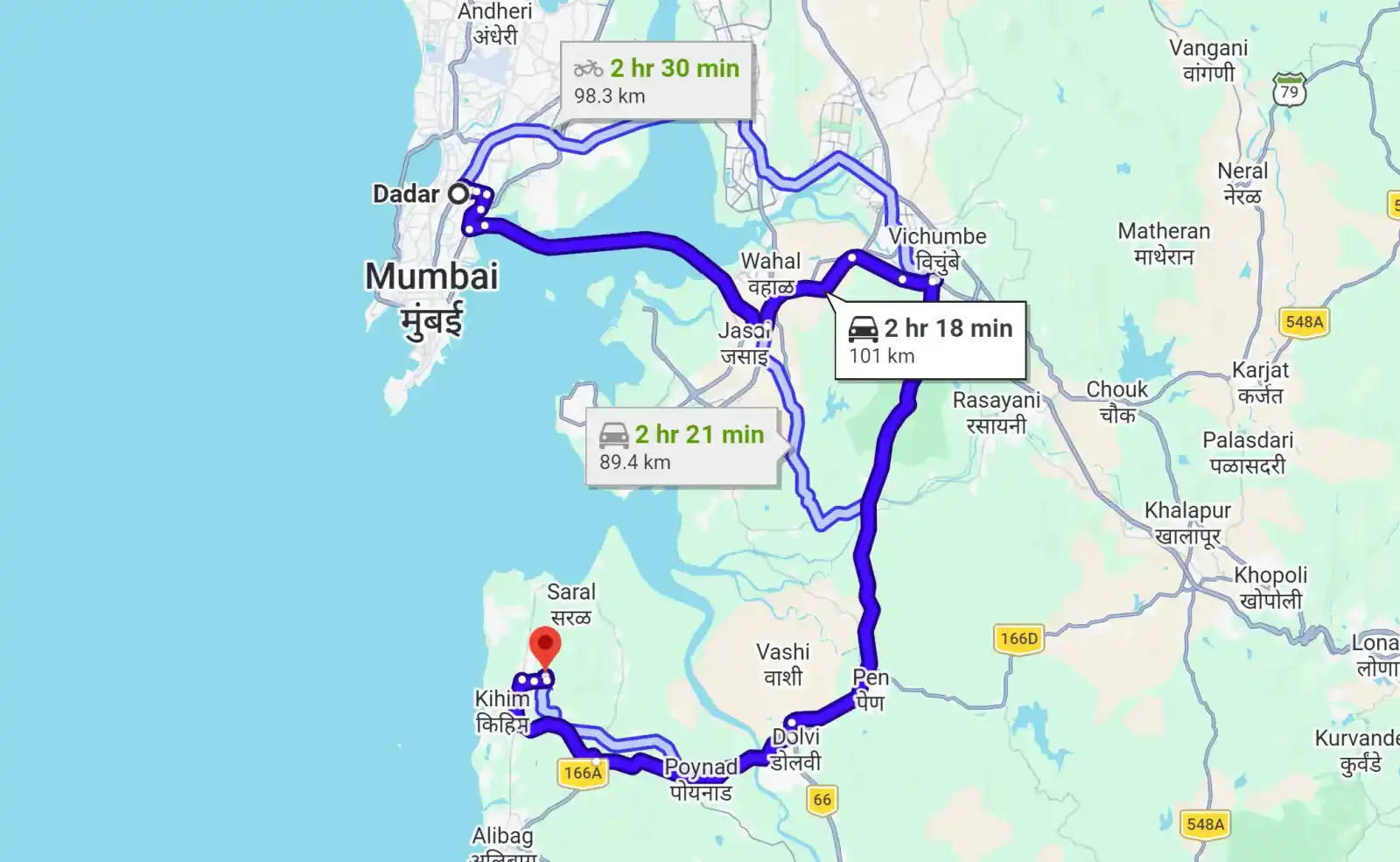 Mograa laffaire, Alibaug