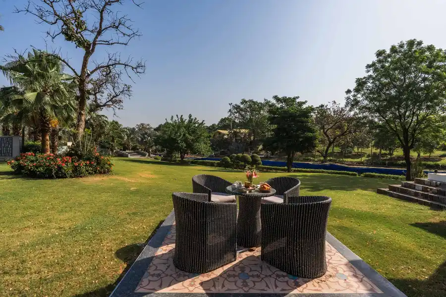 Mudhouse @ Kaimalgarh Aravalli Estate w/ Outdoor Pool, New Delhi