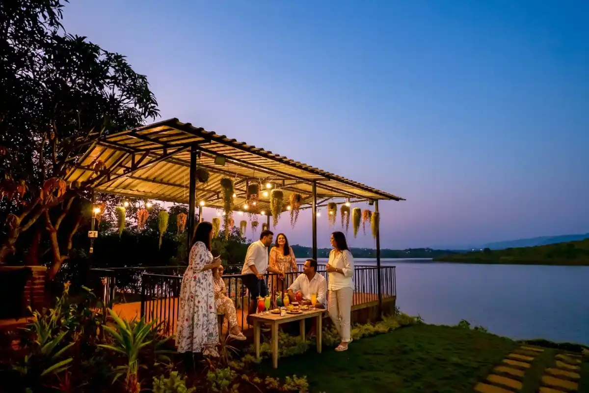 Nihira Farms w/ Lake View - Kamshet, Lonavala