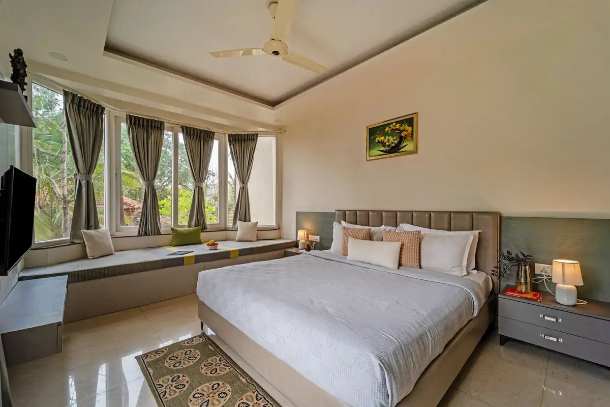 Palm Grove – Private Pool & Lawn, Anjuna.(M2), North Goa