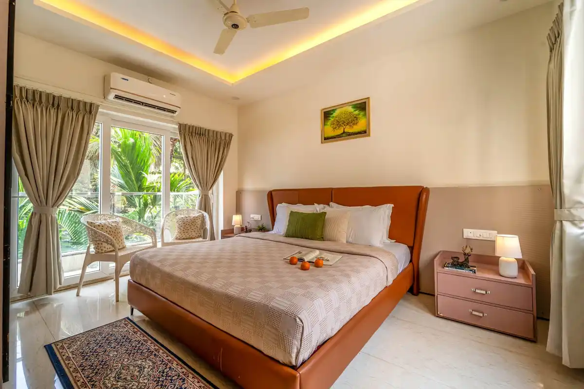Palm Grove – Private Pool & Lawn, Anjuna.(M2), North Goa