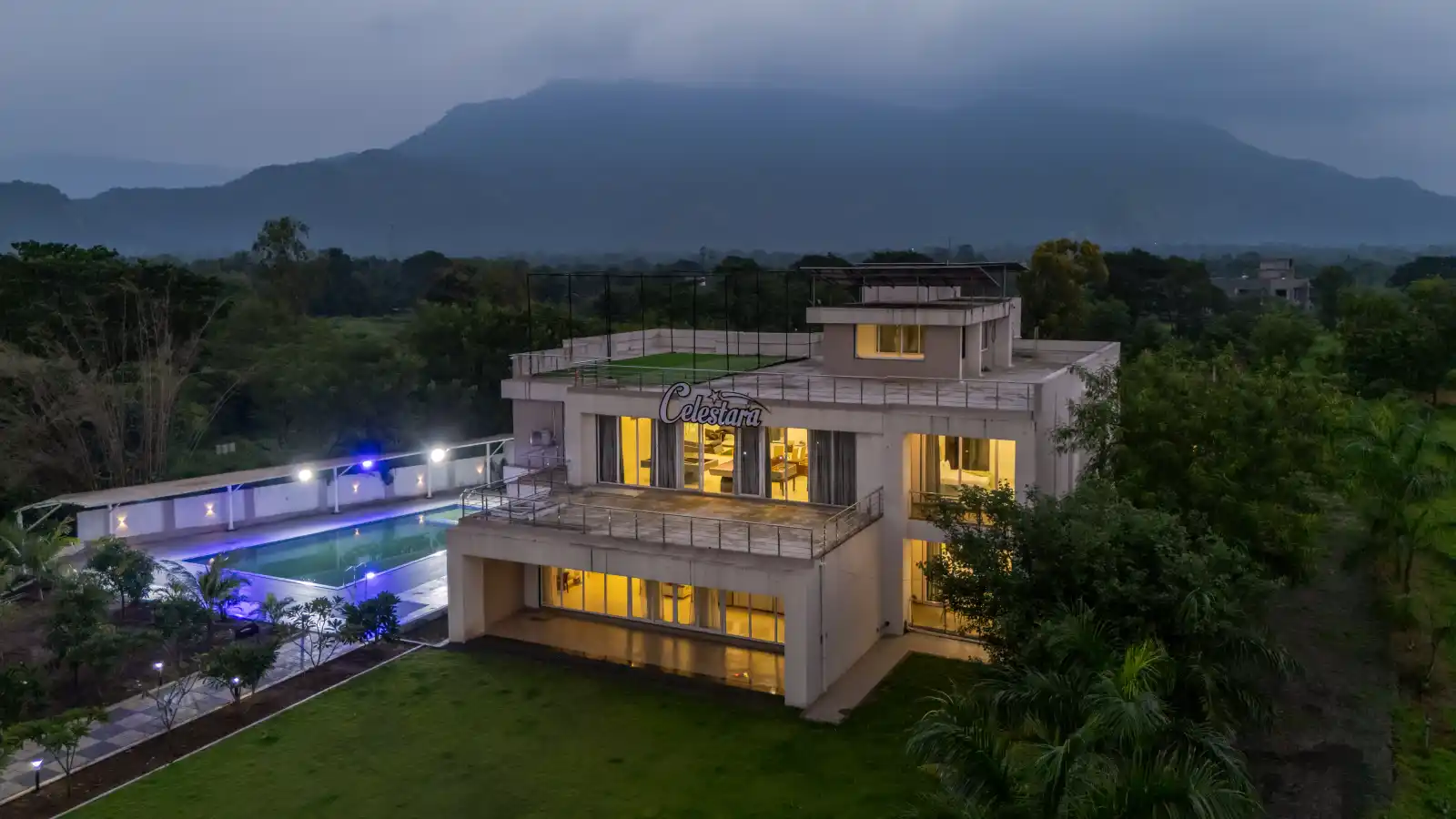 SaffronStays an, Karjat