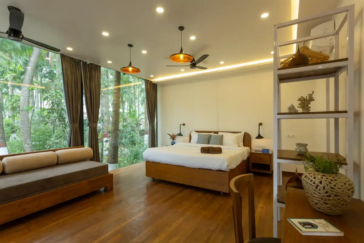 SaffronStays Aquamarina Retreats, Alibaug