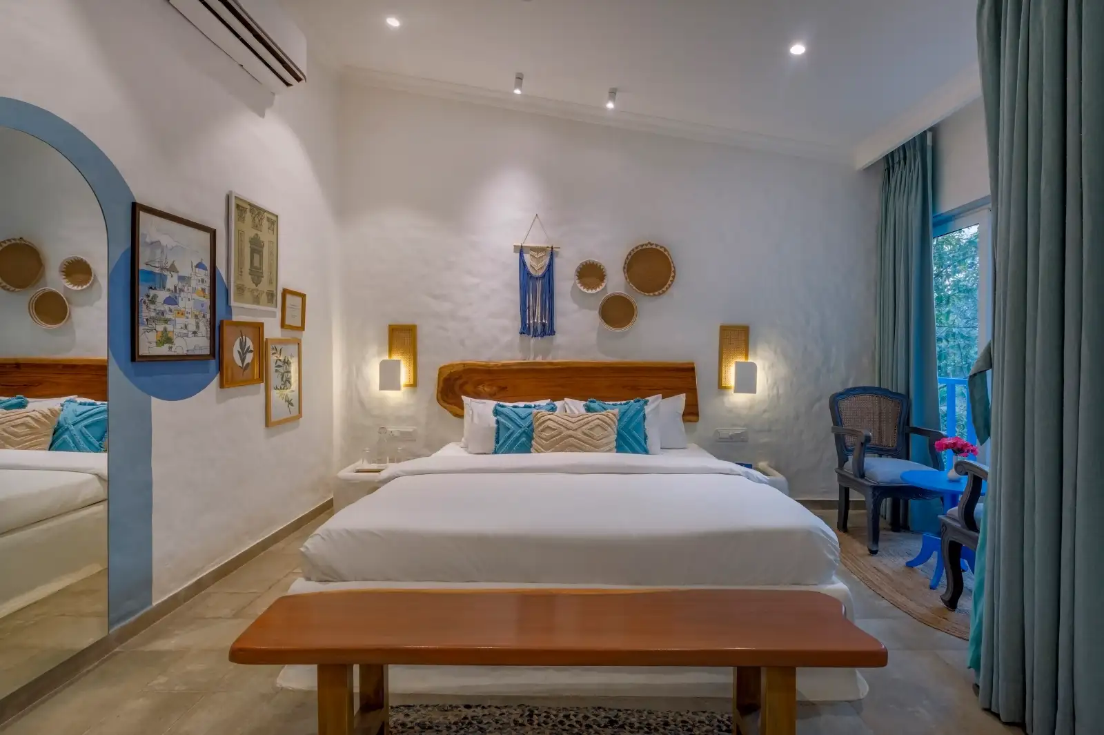 SaffronStays Kairos Greek, Karjat