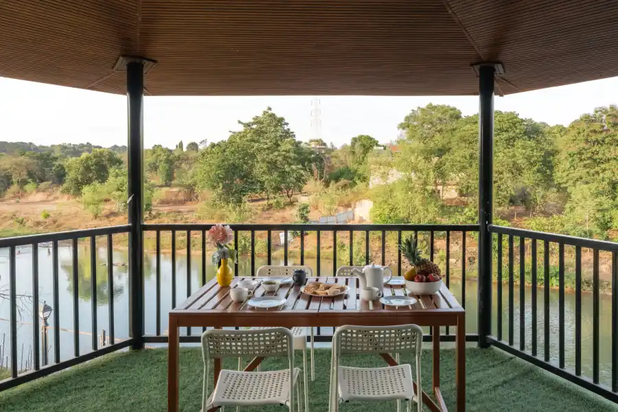 SaffronStays Riverfront Manor, Karjat