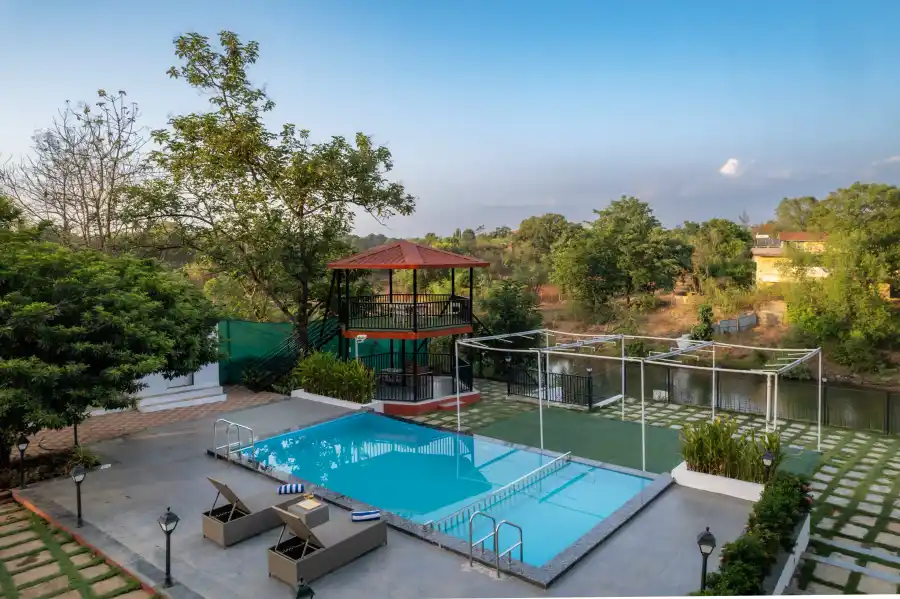 SaffronStays Riverfront Manor, Karjat