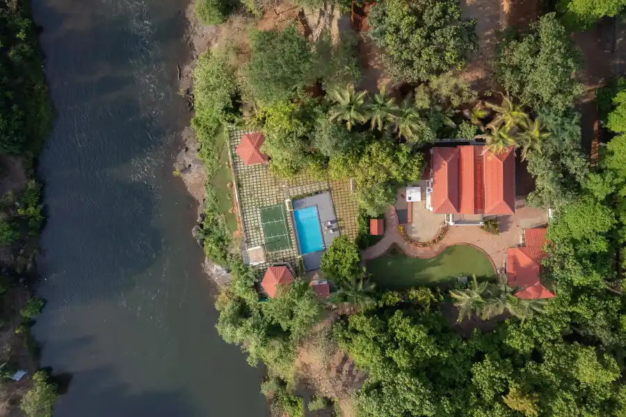 SaffronStays Riverfront Manor, Karjat