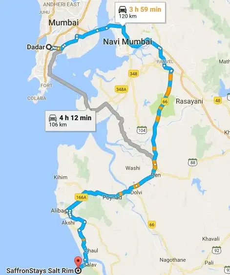 SaffronStays Salt Rim, Korlai