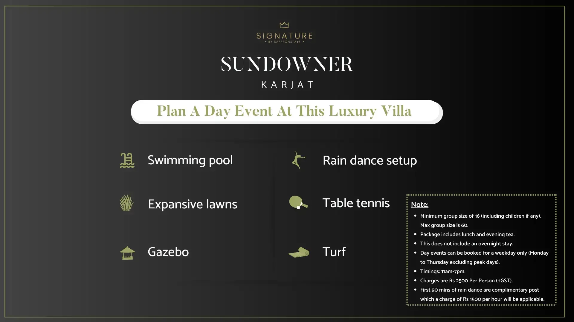 SaffronStays Sundowner, Karjat