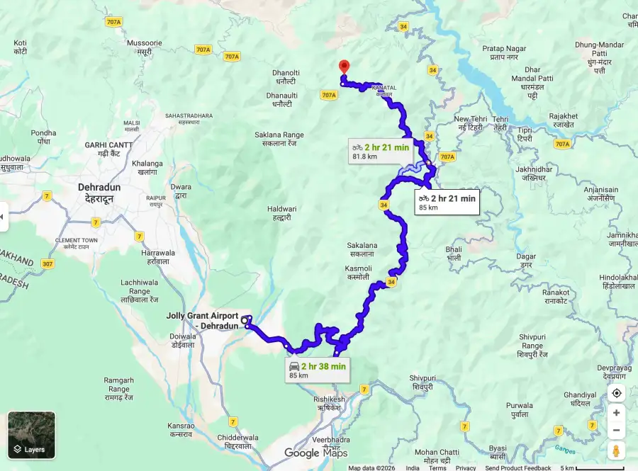 SaffronStays The Rhodoville, Kanatal