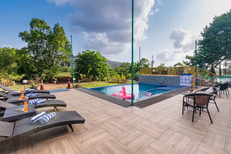 SaffronStays Vyom Farms, Karjat