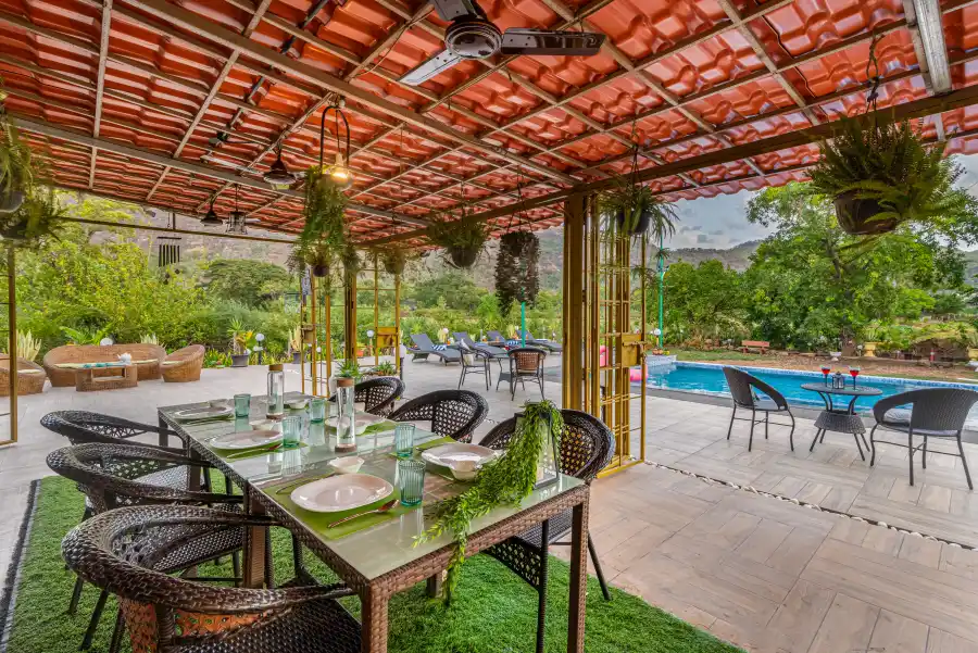 SaffronStays Vyom Farms, Karjat