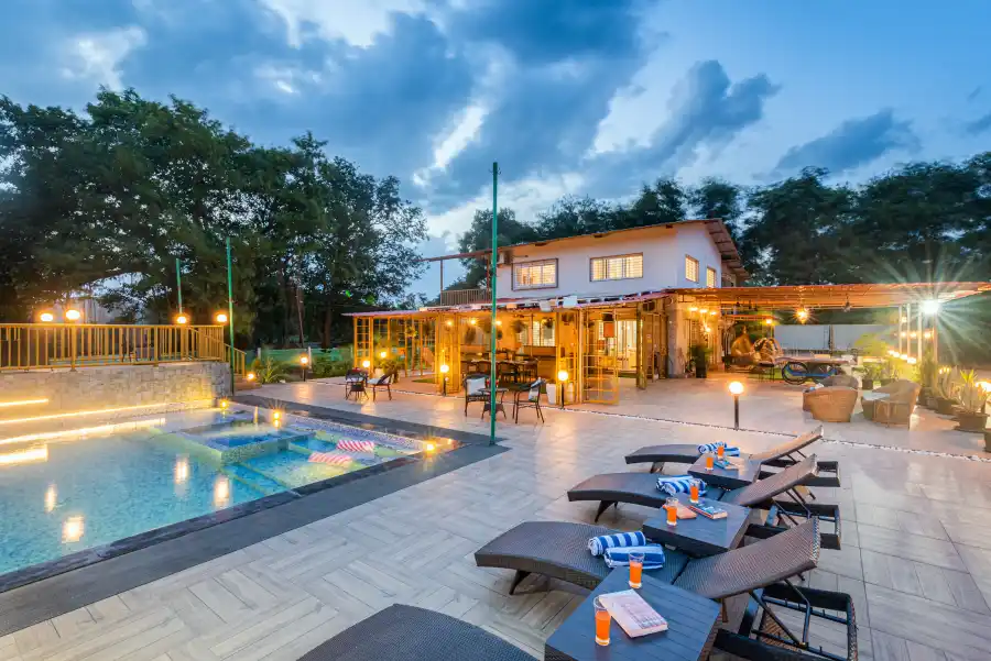 SaffronStays Vyom Farms, Karjat