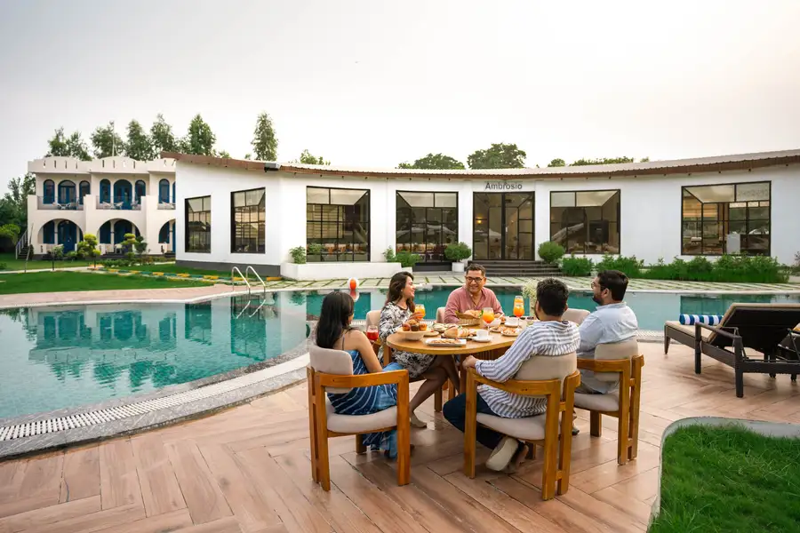Santorini Signature Rooms @ Aaradhyam Resort by Vaana - Garh Mukteshwar, Noida